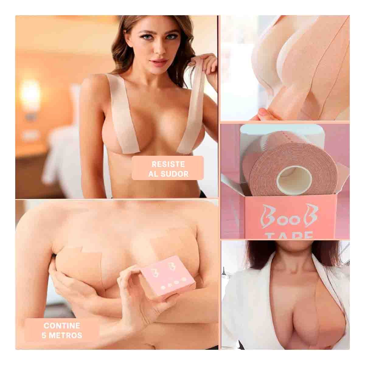 Tira Invisible Levanta Busto Nude para Moda Mujer Ajuste Seguro Y+Post It