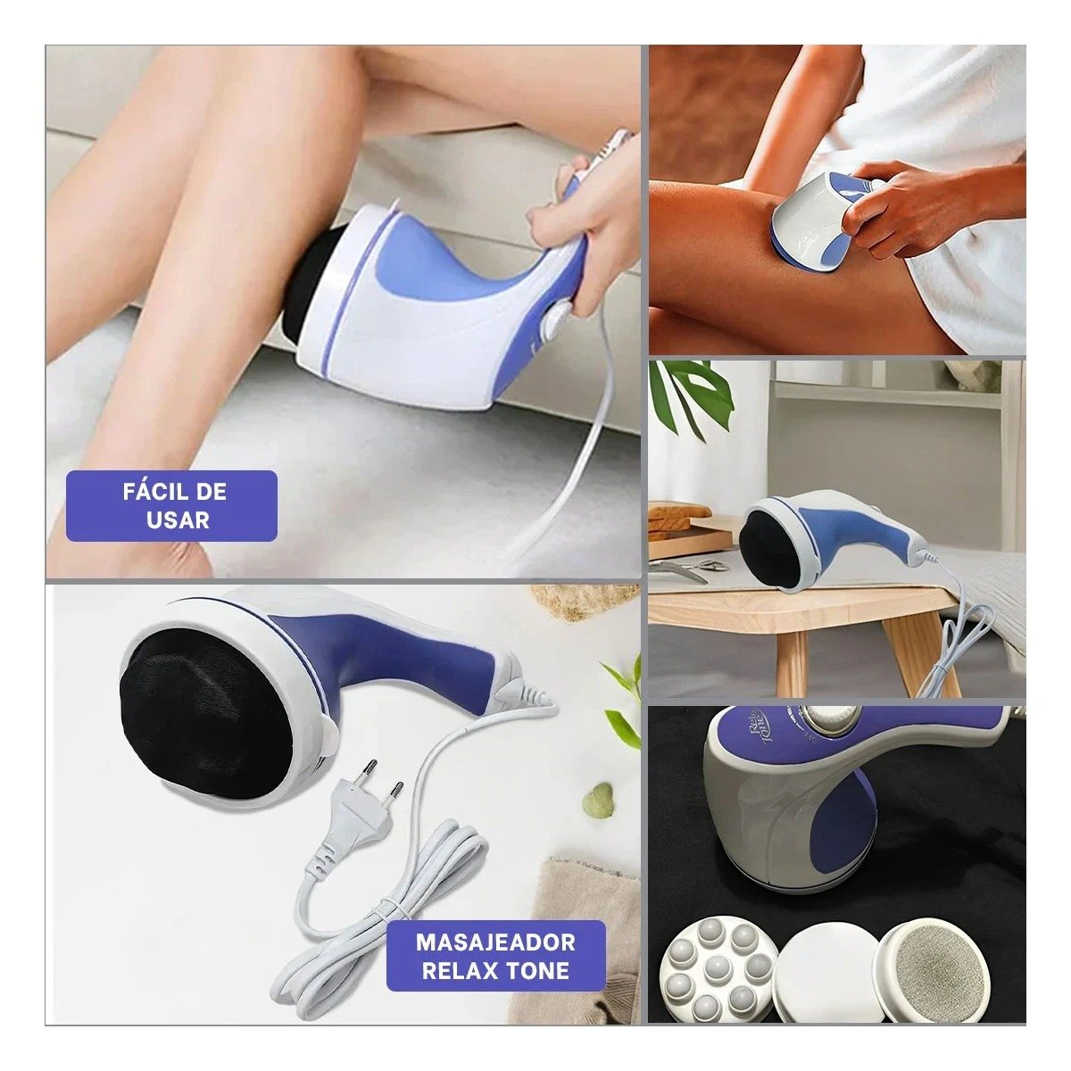 Dispositivo Corporal Relax Tone Blanco para Relajacion Y+Post It