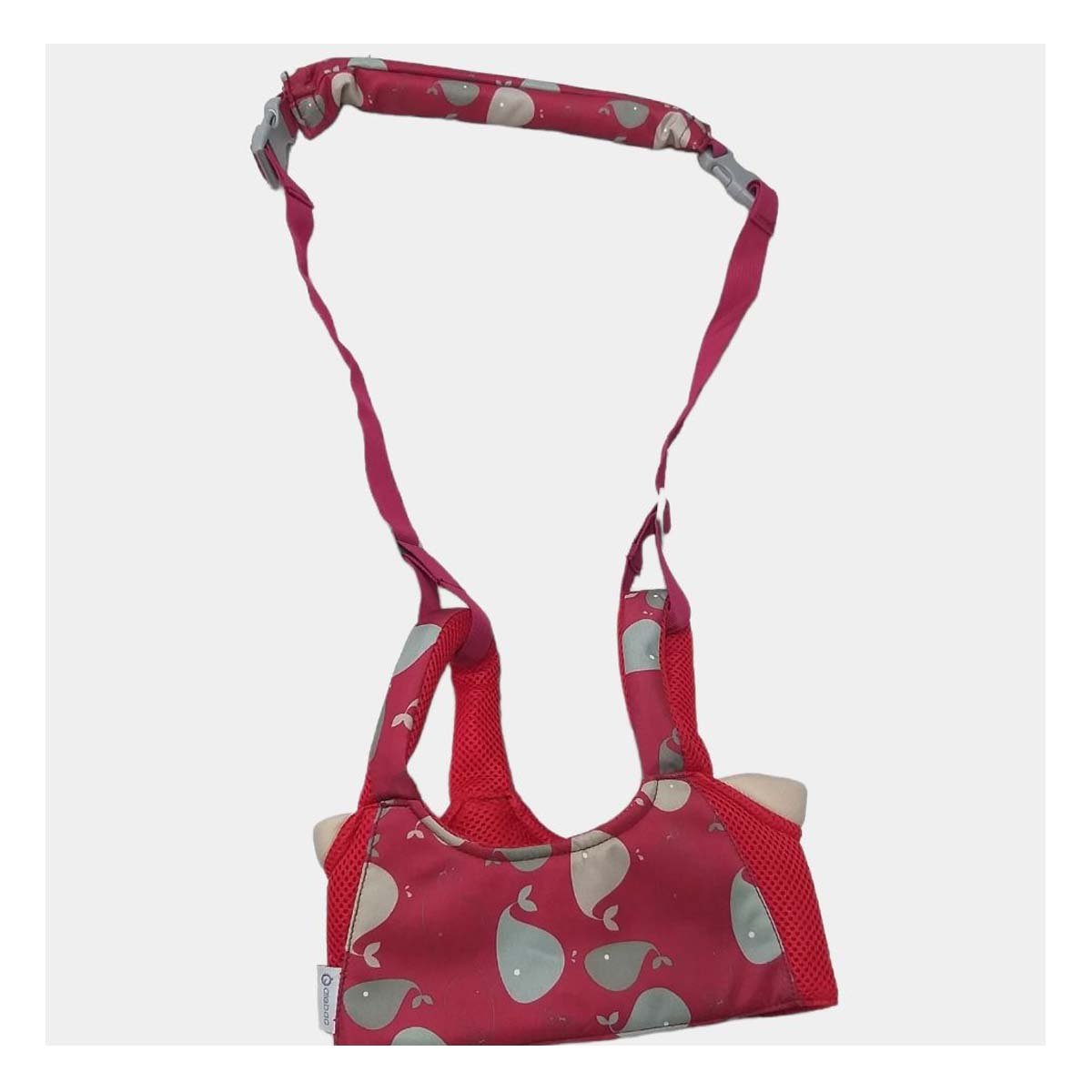 Cinturon Andador infantil Bebe Rojo Diseño Ballena Seguro y Practico