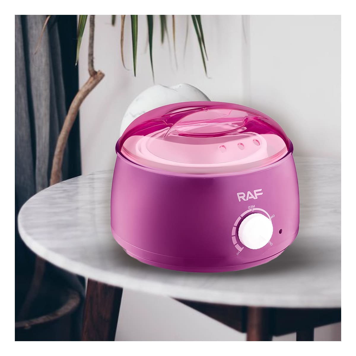 Calentador Portatil para Cera Morado Electrico Y+Ligas Regalo