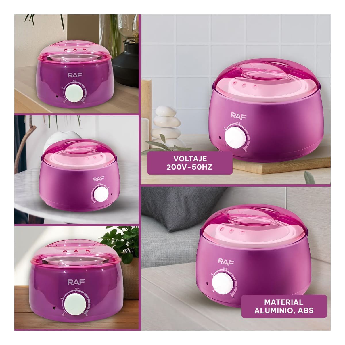 Fundidor Portatil para Cera Morado Electrico Y+Post It