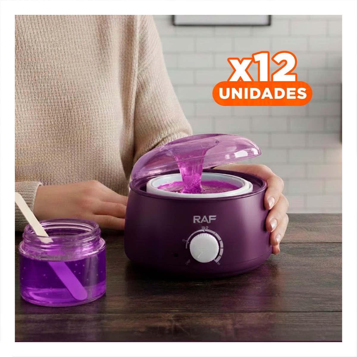 Pack12 Fundidor Duradero para Cera Morado Electrico