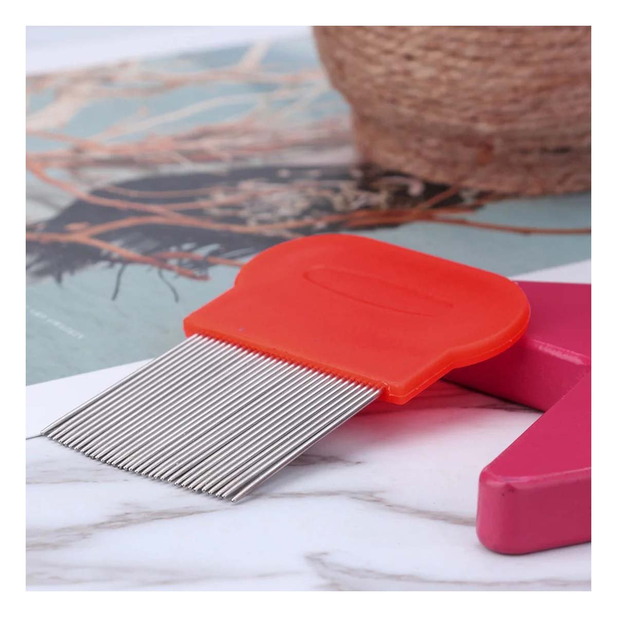 Aplicador Portatil Rojo para Piojos y Liendres Comodo y Duradero Diario Y+Ligas Regalo