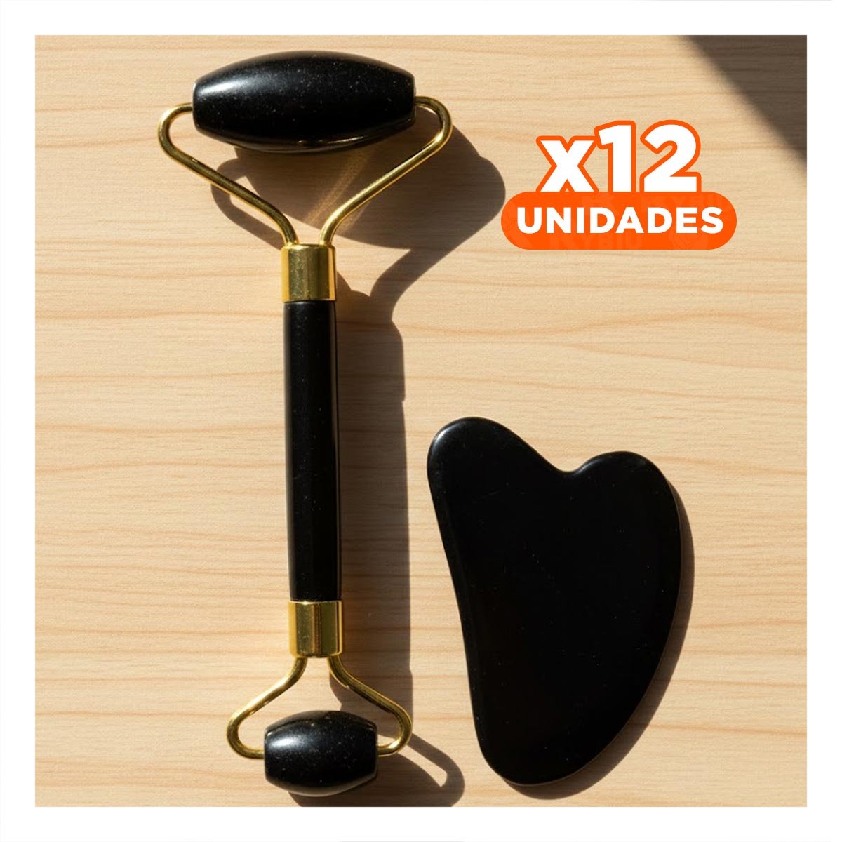 Pack12 Reafirmador Facial Set de 2 Negro de Plastico Facil de Usar y Mantener Limpio