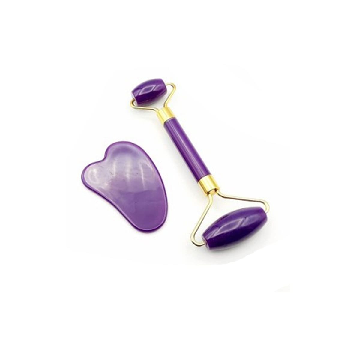 Herramienta Facial Set de 2 Morado de Plastico Facil de Usar y Mantener Limpio Y+Papel Regalo