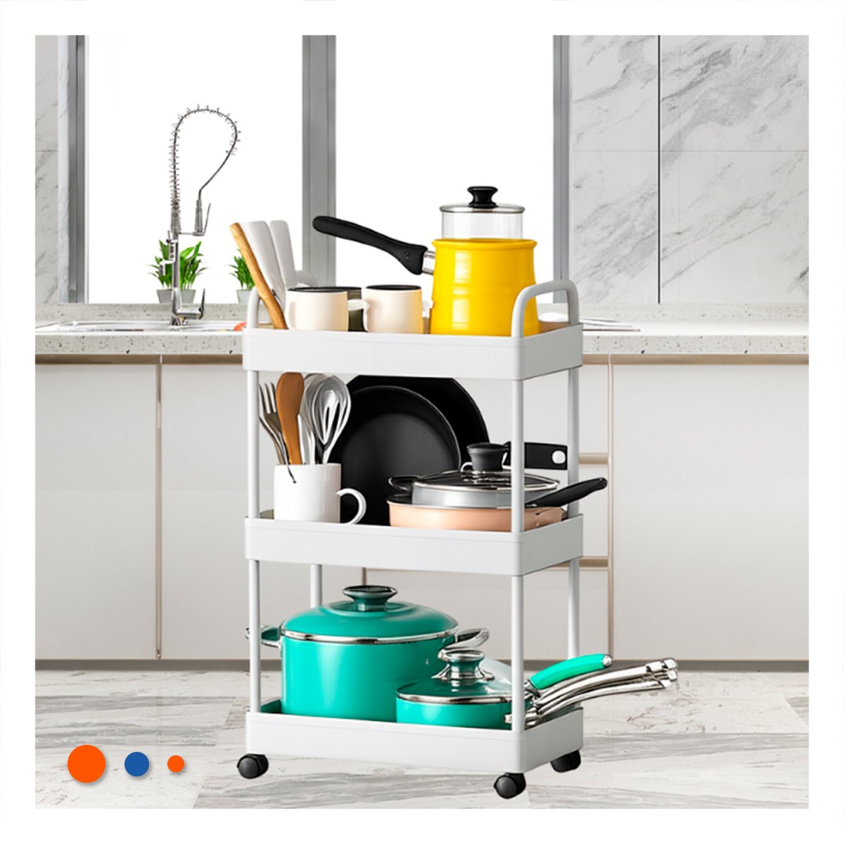 Mueble de Almacen en Tonalidad de Color Blanco de Marca Segura para Los Padres