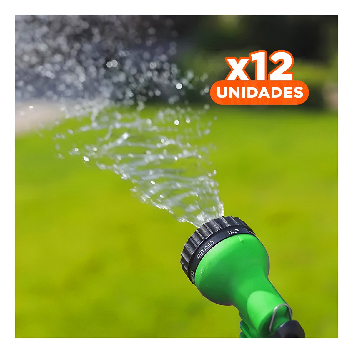 Pack12 Aplicacion Expandible 22 Metros Verde para Jardin Hogar Riego Simple