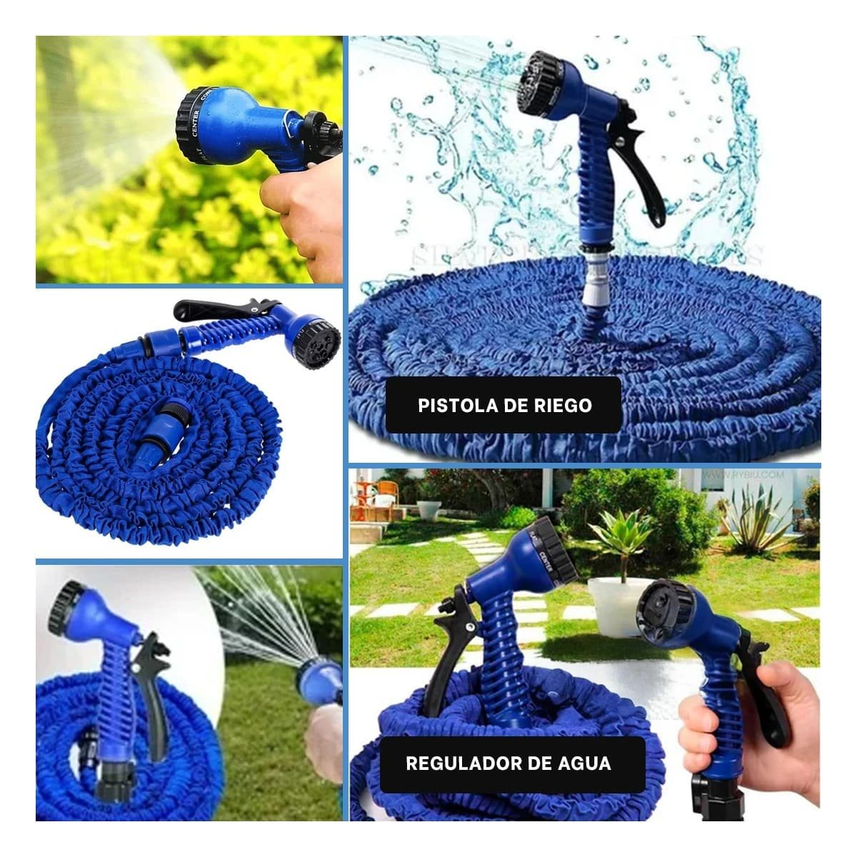 Canal Expandible para Riego Funcional y Limpieza de Zonas Exteriores en Casa Y+Post It