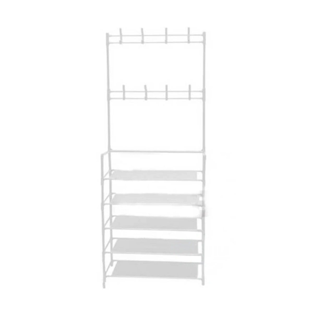 Portazapato Colgante para Mantener Espacios Organizados 5 Niveles Blanco Y+Papel Regalo