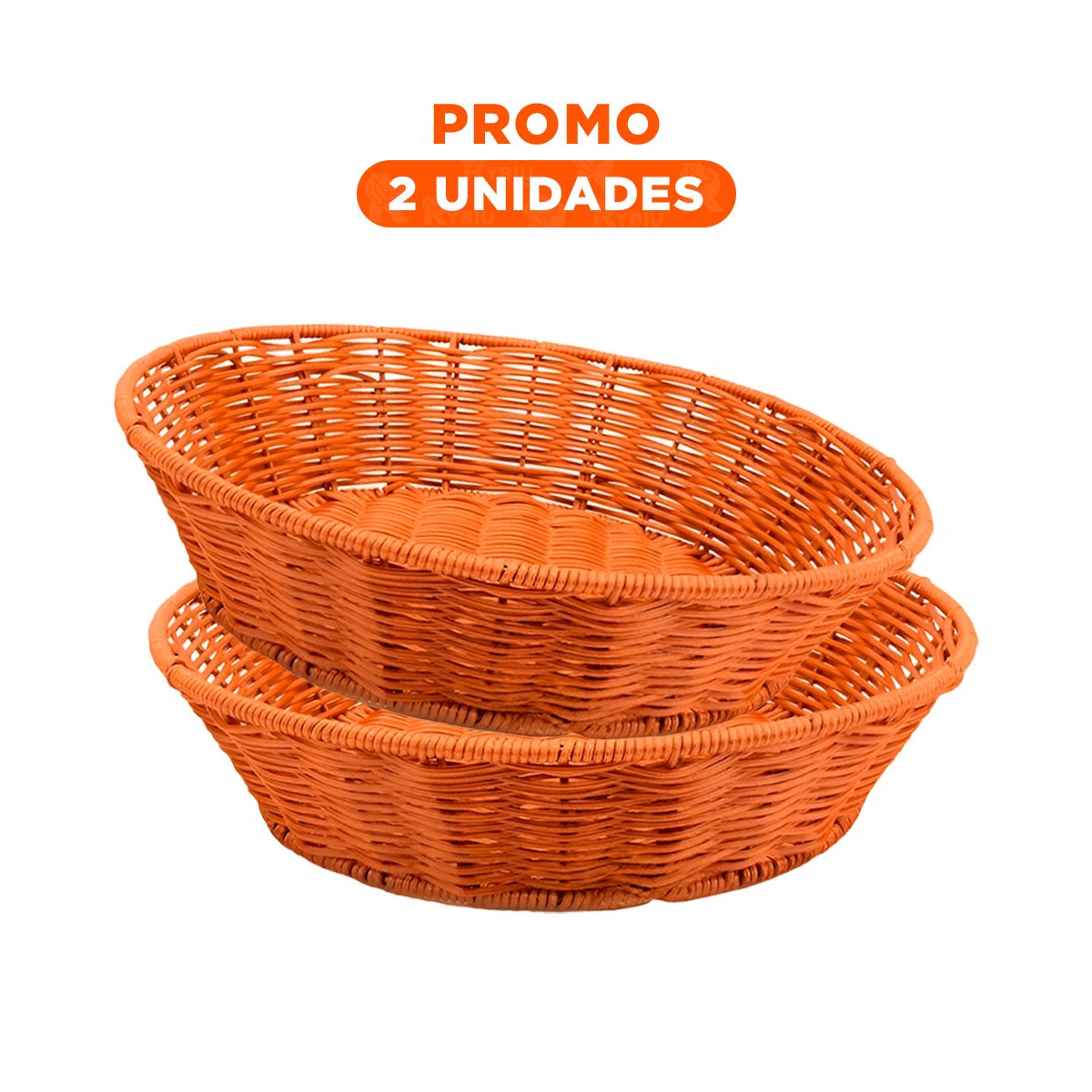 Pack2 Concepto circular de plastico tejido para decoracion en casa