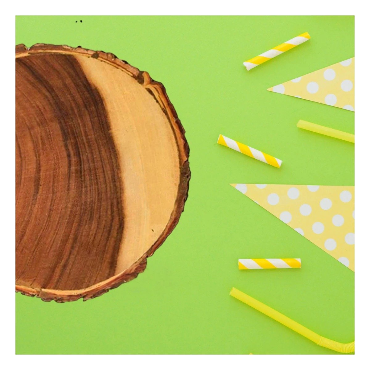 Soporte Decorativo Circular de Madera para Decoracion de Hogar con Calidez Y+Ligas Regalo