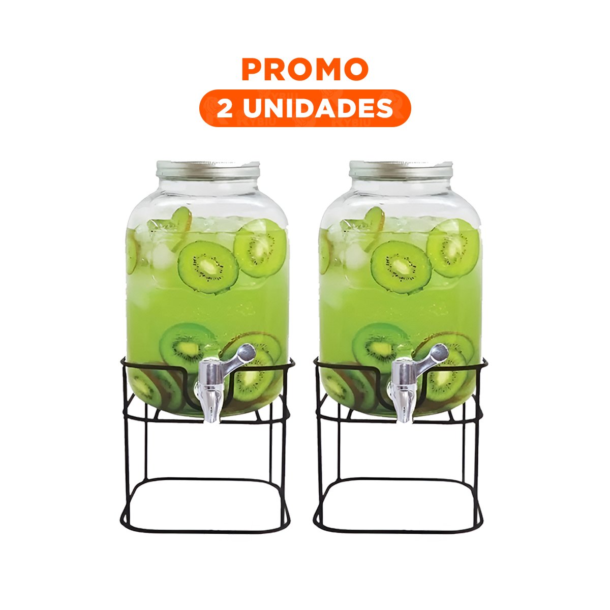 Pack2 Expendedor de Bebidas 5L para Hogar y Eventos con Amigos y Familia