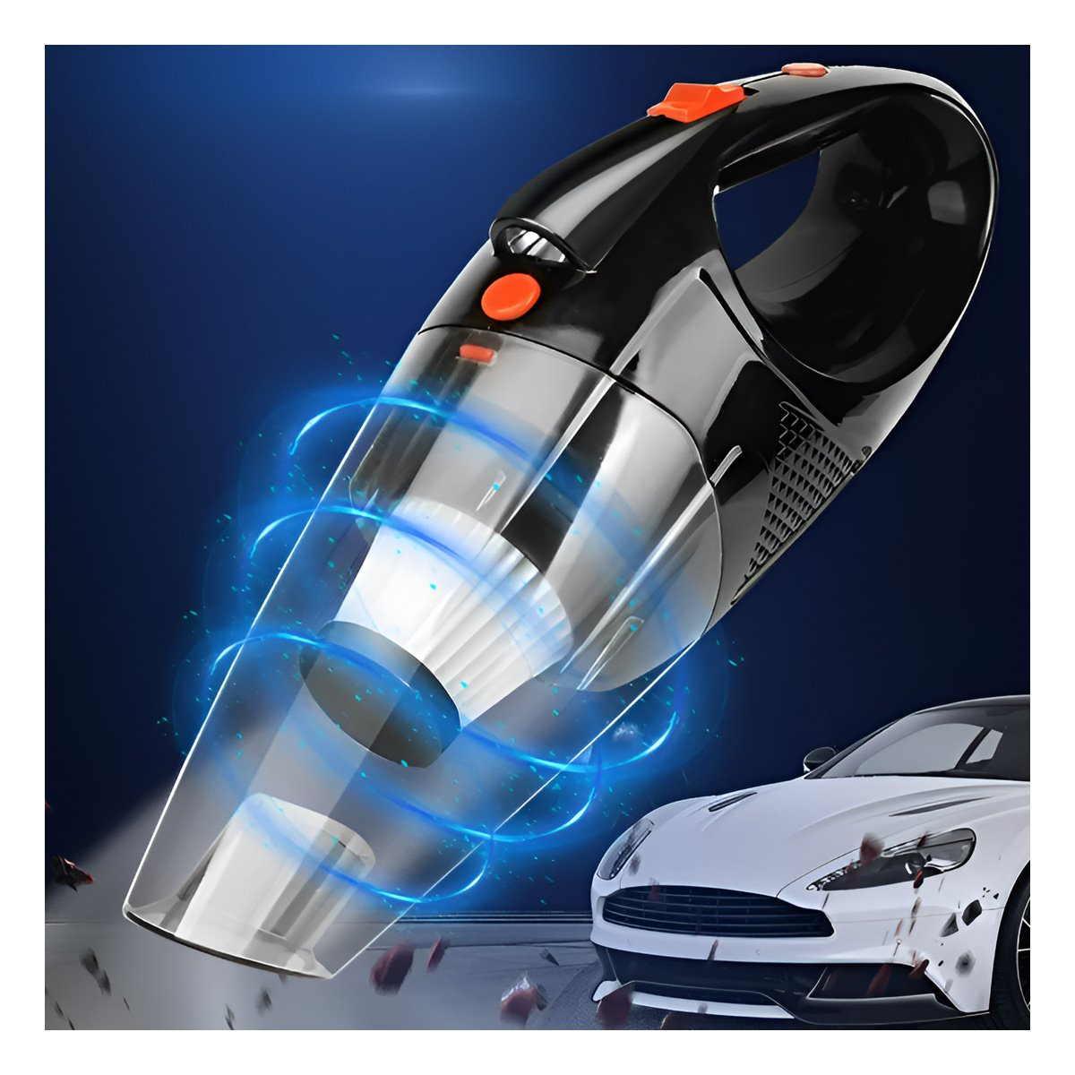 Accesorio de Limpieza Portatil con Linterna para Auto y Oficina Y+Ligas Regalo