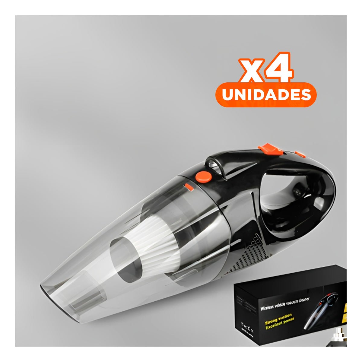 Pack4 Sistema Manual de Limpieza con Linterna para Polvo Diario