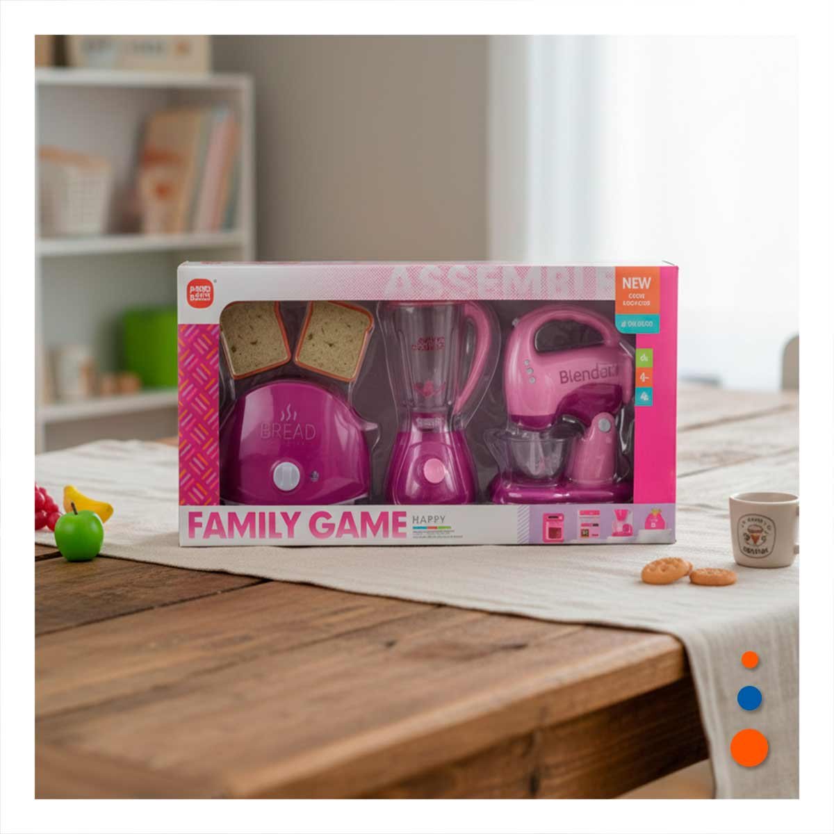 Paquete Electrodomesticos Cocina Rosado con Tostadora Licuadora y Batidora Hogar Y+Ligas Regalo