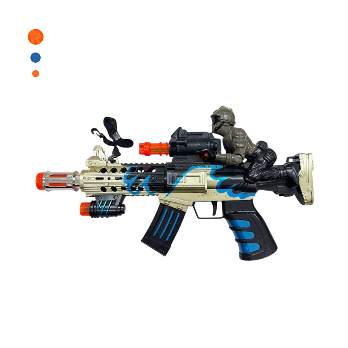 Accesorio de Juego con Figura Superior con Luz y Sonido para Entretenimiento Y+Papel Regalo