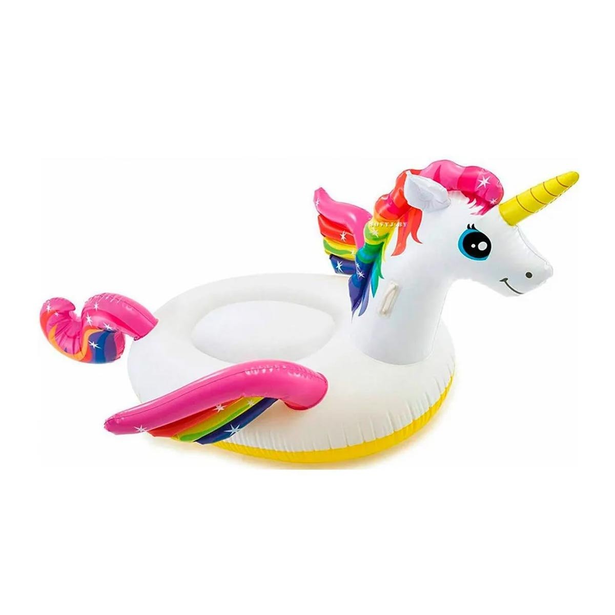 Accesorio Flotante para Piscina con Figura de Unicornio Colorido Y+Papel Regalo