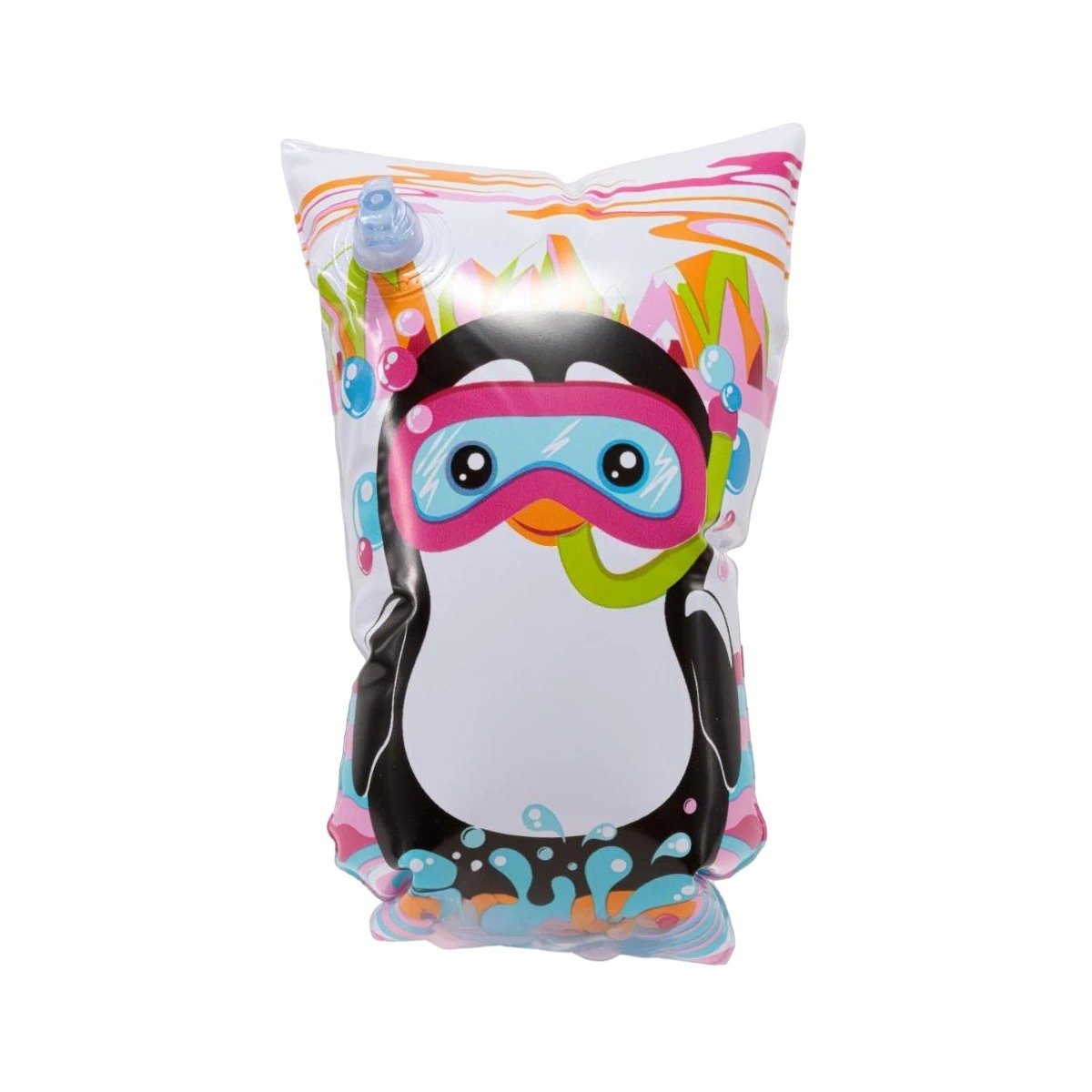 Manguitos Infantiles Animales Acuaticos Pinguino 32102 para Juegos Recreativos Y+Papel Regalo