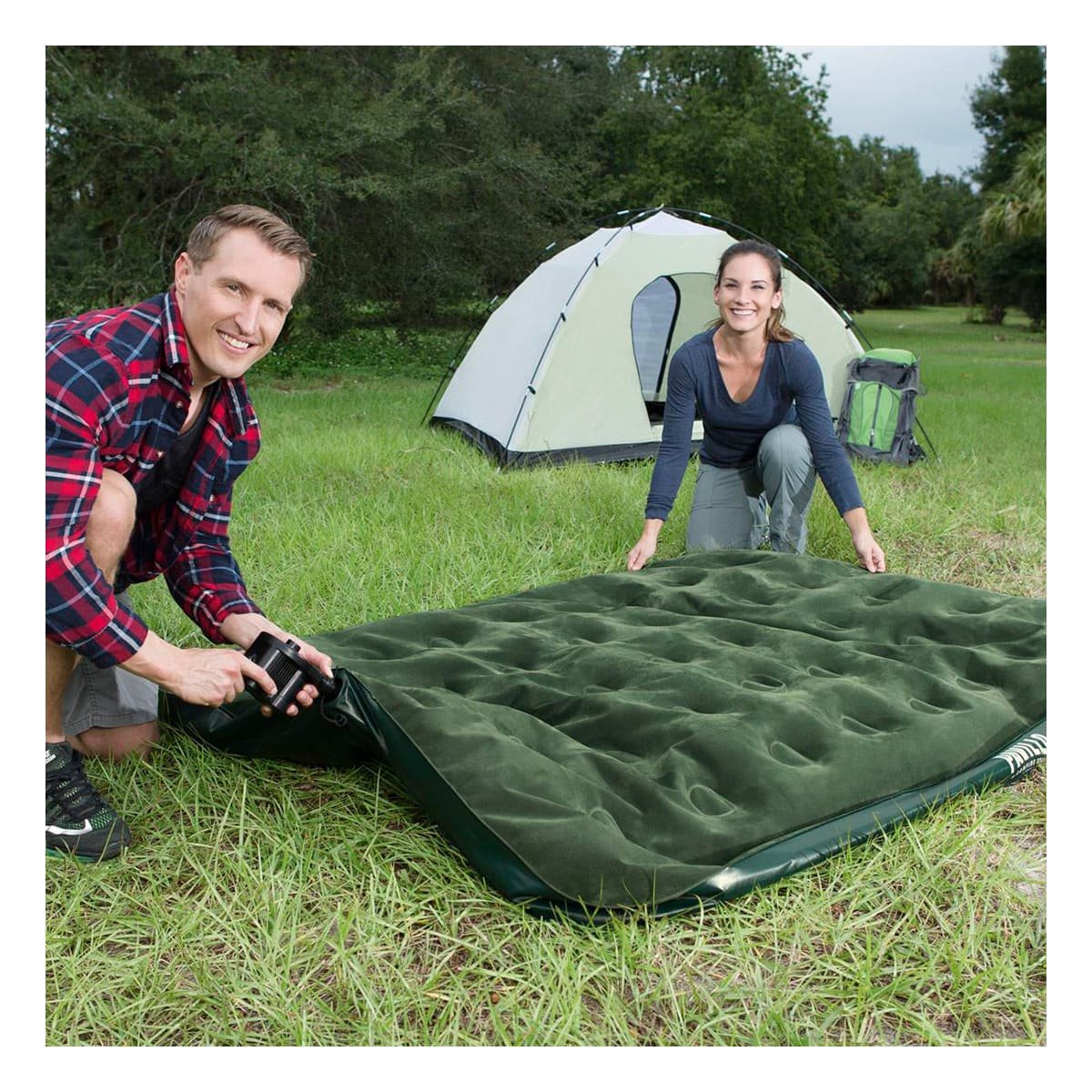 Bomba de Aire Electrica Potente para Colchones y Flotadores con Motor Fuerte Y+Ligas Regalo