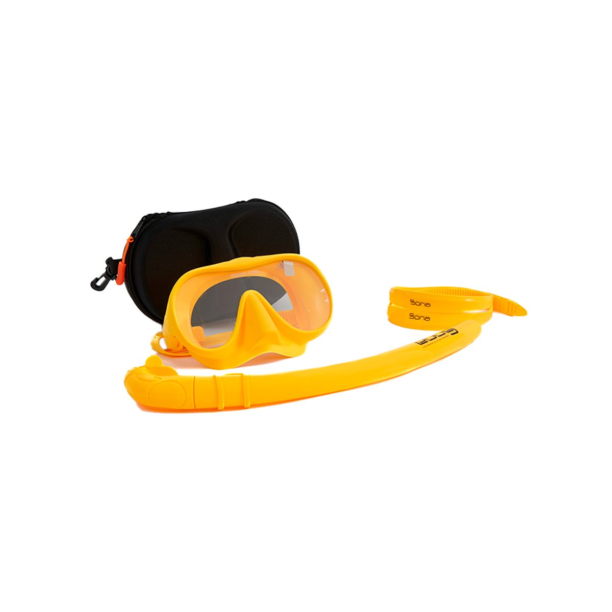Accesorios De Natacion Amarillo para Diversion Acuatica Y+Papel Regalo