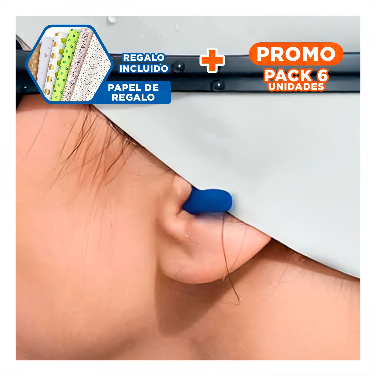 Pack6 Base para los oidos Intex 55609 pensada para piscina Y+Papel Regalo