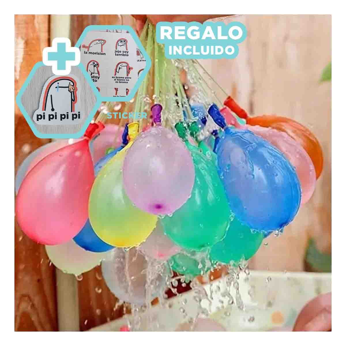 Balones de Agua con Llenado Rapido para Diversion al Aire Libre Y+Regalo Sticker