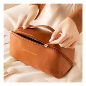 Neceser de Cosmeticos Moderno Marron Y+Papel de Regalo