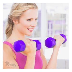 Mancuerna de Gym Nacional de 2kg Morado Y+Papel de Regalo