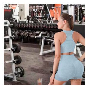 Top Resistente para Fitness en Celeste Y+Regalo Agendita