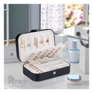 Joyero Espacioso y Practico en Color Negro Y+Regalo Agendita