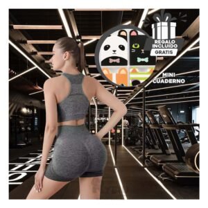 Prenda Ligera para Ejercitar en Plomo Y+Gift Stickers