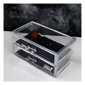 Pack6 Organizador Duradero de 2 Divisiones en Transparente