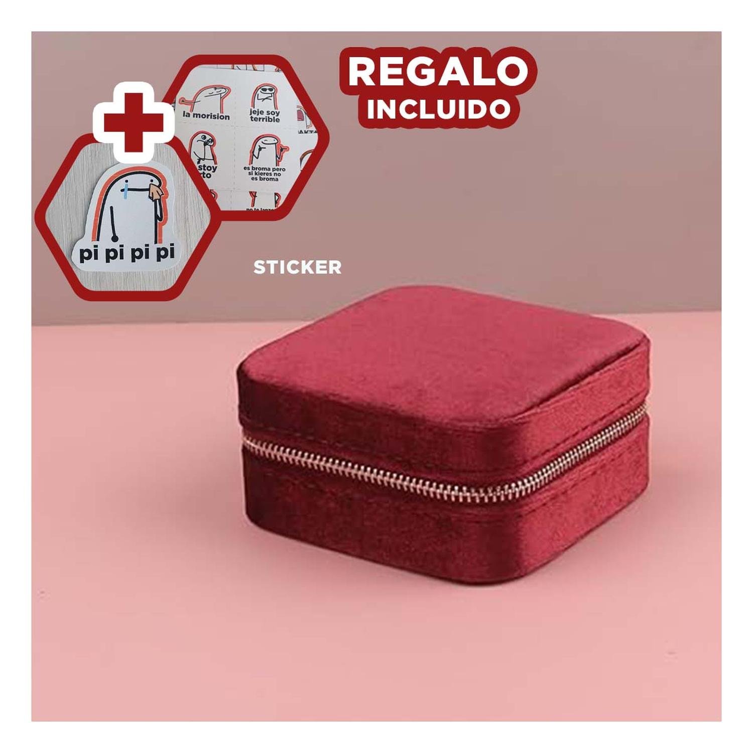 Pack6 Cofre Mini para Viajes Vino Y+Regalo Stickers