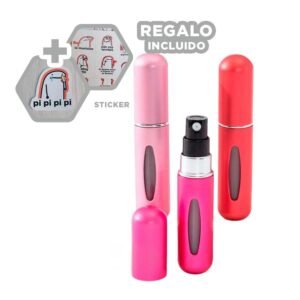 Atomizador con Spray Multicolor Y+Regalo Stickers