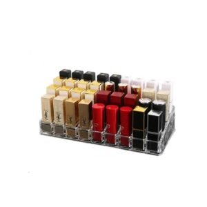 Pack2 Organizador de Acrilico para 36 Labiales Transparente