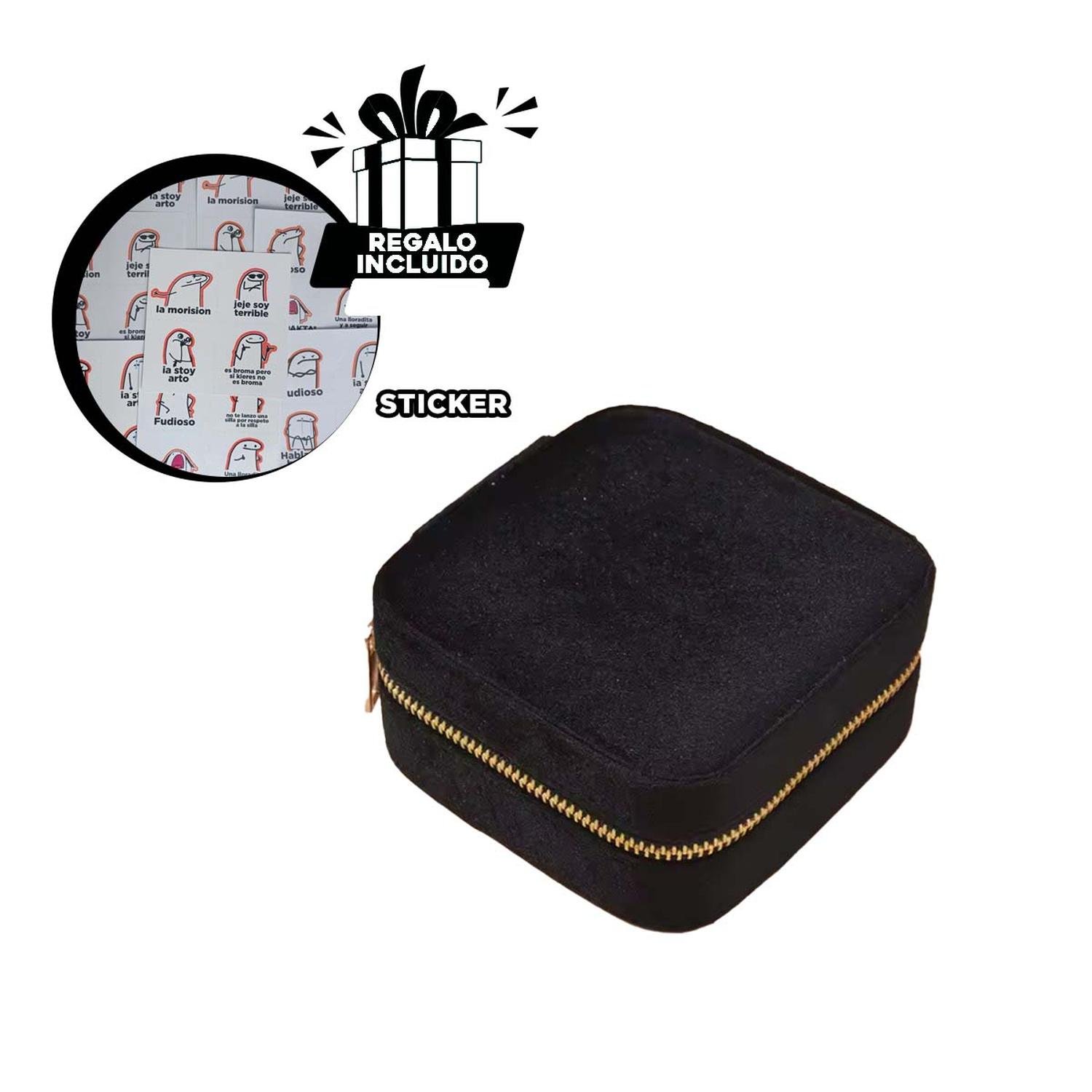 Joyero para Viaje de Color Negro Y+Regalo Stickers