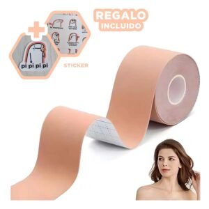 Cintas Bob Tape Levanta Pecho Nude Y+Regalo Stickers