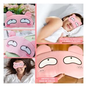 Pack4 Antifaz con Efecto Gelatina en Rosa Y+Regalo Stickers