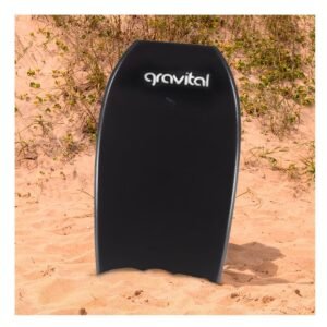 Bodyboard Gravital Negro para Deporte Acuatico en Playa y Olas con Estilo
