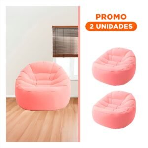 Pack2 Elemento Acogedor Inflable para Sala o Jardin
