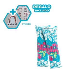 Cama Inflable Celeste Comoda 59720NP y Portatil para Dormir Infantes y Adultos Y+Regalo Sticker