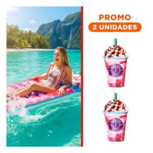 Pack2 Flotante Helado 198 x 107 cm Divertido para Piscina