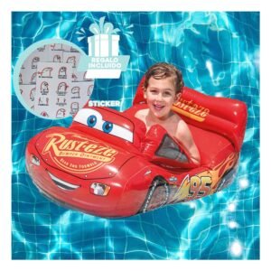 Colchoneta Divertida Coche 109 x 71 cm para Niños en Piscina Y+Regalo Sticker
