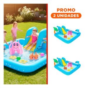 Pack2 Centro de Juego Bestway 53052 239x206x86 CM Acuario para Juegos Infantiles