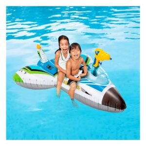 Flotador Avion Acuatico 57536NP Comodo y Seguro para Ninos en Piscina