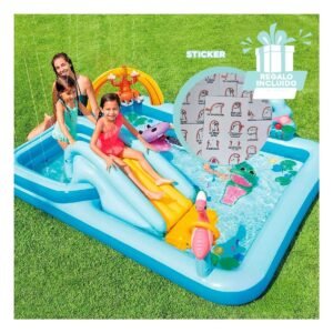 Zona de Juego Intex 57161NP 257x216x94 CM Jungla para Diversion Y+Regalo Sticker