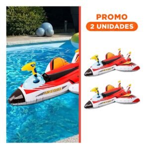 Pack2 Flotante Inflable Avion 57536NP Seguro y Facil de Usar