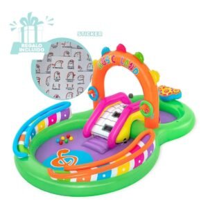 Zona de Juego Bestway 53117 295x137x190 CM Parque Acuatico Infantil Y+Regalo Sticker