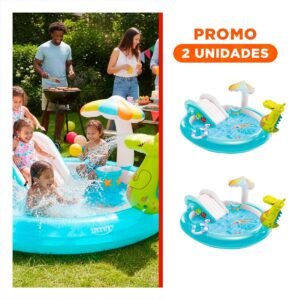 Pack2 Rincon Infantil Intex 57165NP 57129NP 203x173x89 CM Piscina para Diversion