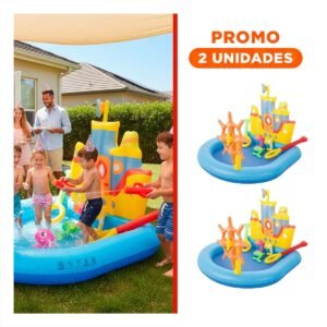 Pack2 Inflable Remolcador mod. 52211 147x147 x 122 CM Bestway para Juegos en Casa